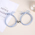 2PCS Magnetic Bracelet Stainless Steel Love Heart Charm Couple Bracelets For Friend Braid Rope Bracelets Magnet Adjustable Rope Matching Bracelet Love Bracelet Couples 2 Pieces Relationship Magnetic Bracelet