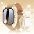 New Women Waterproof Smart Watch With T80/P70 Bluetooth and Heart Rate Monitor Fitness Tracker Luxury New Lady Smartwatch