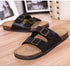 Soft Casual Slippers Women Summer Beach Slides Slippers Flip Flops Non-slip Buckle Strap Girls Indoor Outside Shoes Adjustable Double Buckle Strap Casual Comfort Footbed Slides Sandals For Indoor And Outdoor Beach