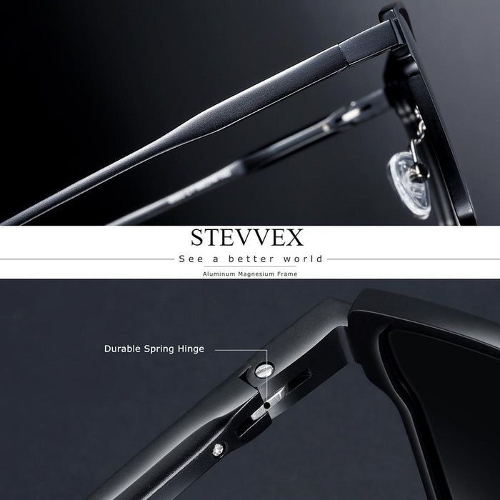 The New Luxury Original Minimalist Aluminium Square  Sunglasses Polarized Sun glasses for Women and Men With UV400 Protection