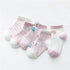 5 Pairs Cute Summer Breathable Mesh Cotton Infant Baby Socks For Newborn Boys And Girls