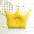 Newborn Baby Shaping Pillow Cute Crown Shape Backrest Cushion Anti-head Correction Bed Neck Support Pillows Baby Pillow Baby Bedding Air Mesh Organic Cotton Soft Baby Pillow Newborn Anti Flat Head Syndrome for Crib Cot Baby Pillow