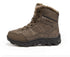 Mens Ankle Snow Boots Winter Fur Warm Leather Outdoor Walking Mountain Climbing Waterproof Snow Boots Outdoor Warm Non Slip Fur Lined Ankle Boots Leather Winter Shoes