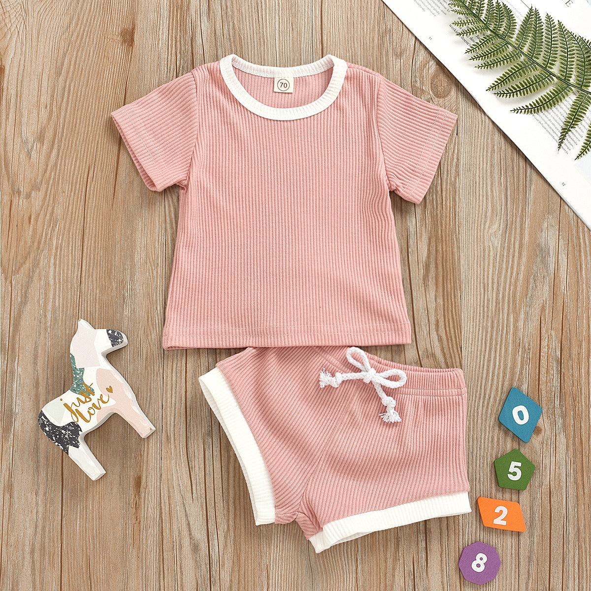 Two-piece Set For Infants And Toddlers Baby Modern Newborn Infant Kids Baby Girl Romper Jumpsuit Outfit Playsuit Clothes Set For Kid