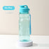 550ML Girl  Water Bottle Large Capacity Straw Cup Motivational Sports Water Bottles Time Marker Leak-proof  Fitness Drinking Large Capacity Water Bottle with Straw Time Scale Reminder Leakproof Gradient Space Cup for Outdoor Sports Fitness For Sports