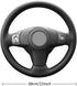 Genuine Leather Car Steering Wheel Cover Soft Anti slip Steering-Wheel Braid Cowhide Braid With Needles Thread Leather Steering Wheel Cover Heavy Duty Pure Cowhide Steering Wheel Cover, Genuine Leather Steering Wheel Cover (Copy)