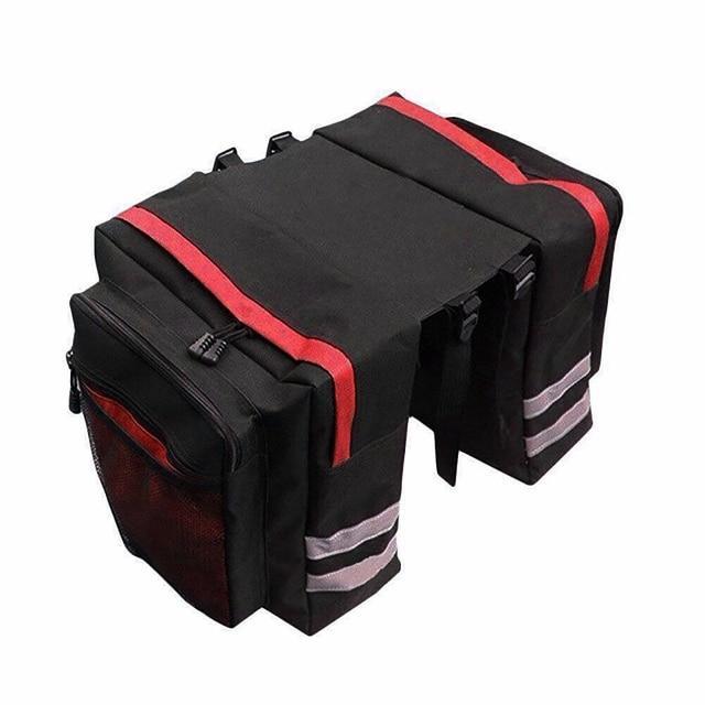 NEW Bike Trunk Bag Luggage Pannier Back Seat MTB Bicycle Carrier Bag Rear Rack Double Side Cycling Bycicle Bag Durable Travel
