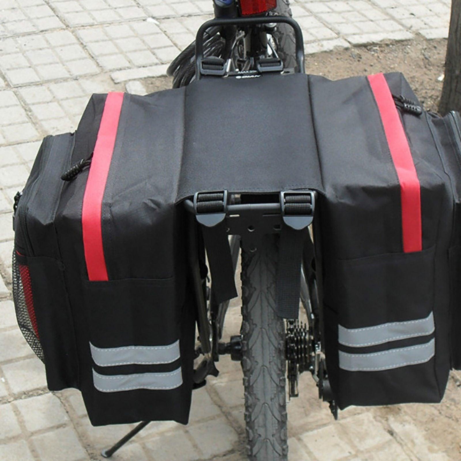 NEW Bike Trunk Bag Luggage Pannier Back Seat MTB Bicycle Carrier Bag Rear Rack Double Side Cycling Bycicle Bag Durable Travel