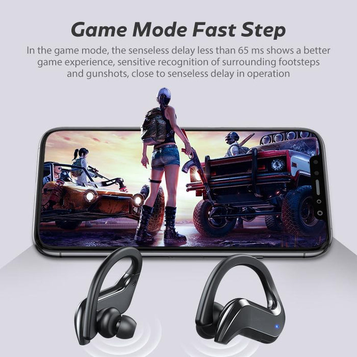 STEVVEX TWS Bluetooth 5.0 Earphones Wireless Bluetooth Headphone Noise Cancelling 9D HiFi Stereo Sport Headset Handsfree With Microphone