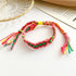 Handmade colorful Bohemian Thread Bracelet Retro Handmade Boho Multicolor String Cord Woven Braided Hippie Friendship Bracelets For Women and Men
