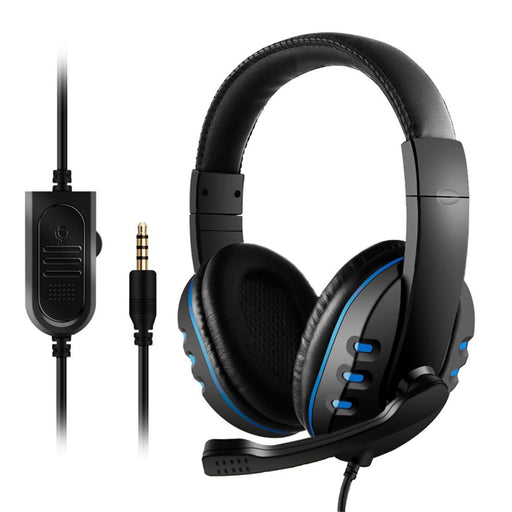 Gaming Headphones 3.5mm Wired Game Headset Noise Canceling Earphone with Microphone Volume Control for PC Laptop Smart Phone