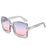 Fashion Oversized Women Square Big Frame Graduent Woman and Lady Sunglasses Brand Designer with  UV400 Protection gafas de sol mujer