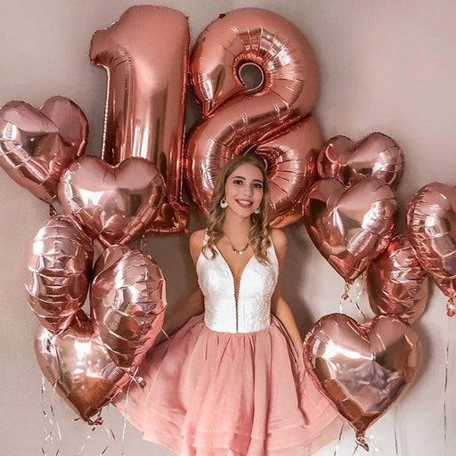 Modern 32inch Luxury Ballon Number Foil Helium Luxury Ballons For Party and Celebrations Modern Decoration for Celebration