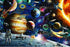1000 Pieces Wooden Assembling Picture Space Travel Landscape Puzzles Toys For Adults Children And  Kids Home Game Fun