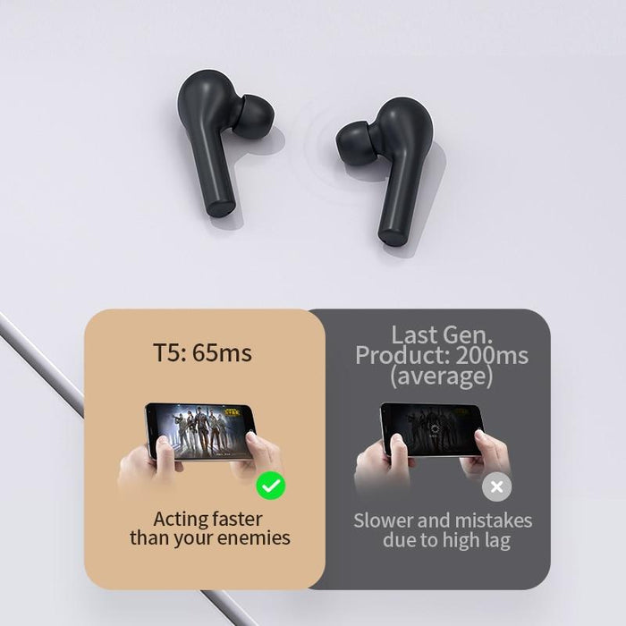 Wireless Bluetooth Headphones V5.0 Touch Control Earphones Stereo HD talking with 380mAh battery for all Phones
