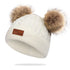 New Fashion Children Winter Caps For Baby Kids Girl Solid Knitted Thick And Modern Caps