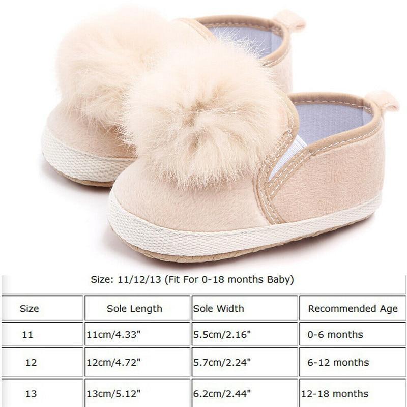 Baby Girl Shoes Newborn Baby Shoe Soft Sole Prewalker Anti-slip Sneakers Soft And Comfortable Quality Material Perfect Gift