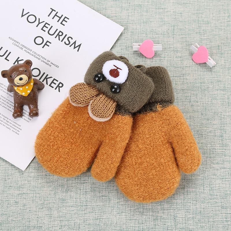 New Fashion Children Winter Caps For Baby Kids Girl Solid Knitted Thick And Modern Caps