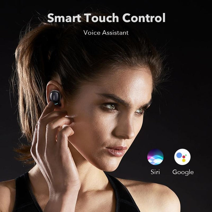 Luxury Earbuds Wireless Bluetooth Earphones Touch Control Stereo Cordless Headset For Android and IOS Smart Phone Headphones With Charging Box