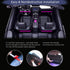Lights LED Car Strip Lights with Two-Line Waterproof Design RGB LED Strip Light With USB Wireless Remote Music Control Multiple Modes For Auto Car