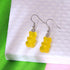 Modern Trend Drop Earrings Elegant Creative Cute Mini Gummy Bear Earrings For Women In Cartoon Design
