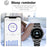 Smart Watch For Men With  LED Screen and  Heart Rate Monitor Blood Pressure Fitness tracker Sport waterproof Smartwatch