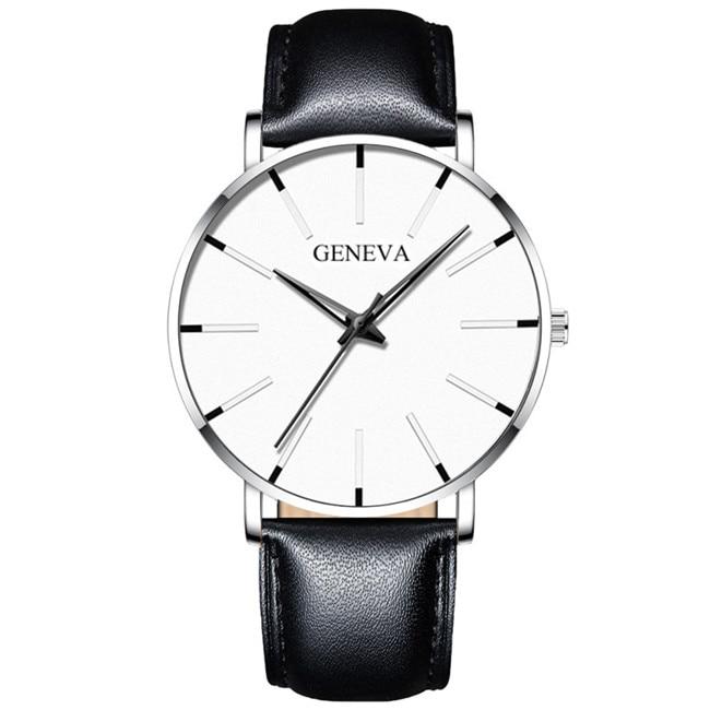 2020 Minimalist Men's Fashion Ultra Thin Watch Simple Men Business Stainless Steel Mesh Belt Quartz Watch Relogio Masculino