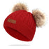 New Fashion Children Winter Caps For Baby Kids Girl Solid Knitted Thick And Modern Caps
