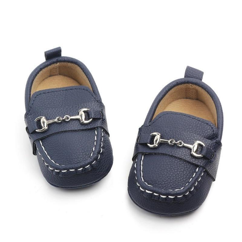 Leather Baby Shoes Fashion Infant Boys Girls Anti-slip Soft Sole Newborn First Walkers Luxury Shoes Design For Kids