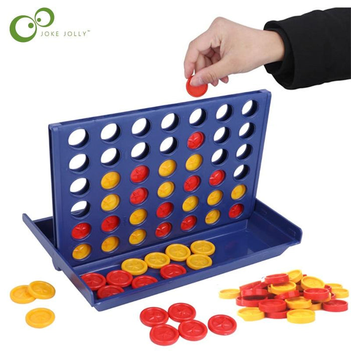 1 Set Connect 4 In A Line Board Game Foldable Children's Educational Toys for Kid Sports Entertainment Gifts For Kids Birthday