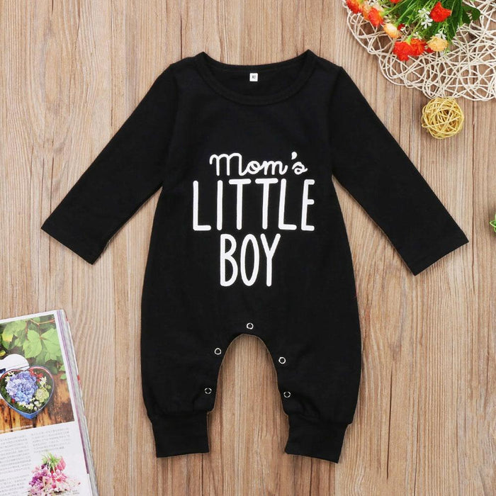 Infant Baby Boy Newborn Baby Clothing Set Little Boy Letter Romper Boys Girls Cotton Jumpsuit Outfit Clothes 0-24 Months