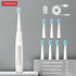 Electric Vibration Toothbrush Sonic Rechargeable Smart Chip Teethbrush Head Replaceable Whitening Healthy Best Gift For Adults And Kids