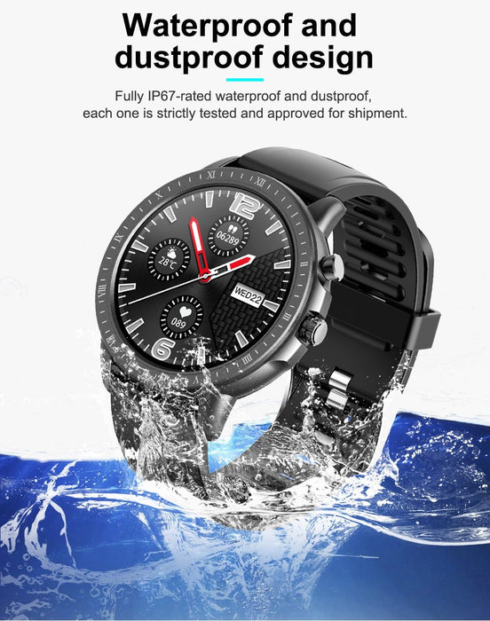 Elegant Unisex Smart Watch In Sport Style With Heart Rate Monitor and Waterproof Protection For Fitness Bracelet Men Women Smartwatch For Android adn IOS sistems