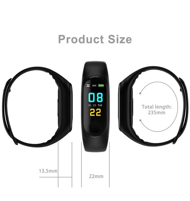 Smart Fitness Waterproof Sports  Watches  For IOS and Android Sistems  Smartwatch With Heart Rate Monitor and Blood Pressure With Several Functions For Men Women and Kids