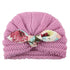 New  Handmade Cotton Girl Hat Autumn Winter Baby Boy Girl Hat Colorful Bow Elastic Cute Baby Turban In Elegant Design