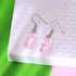 Modern Trend Drop Earrings Elegant Creative Cute Mini Gummy Bear Earrings For Women In Cartoon Design