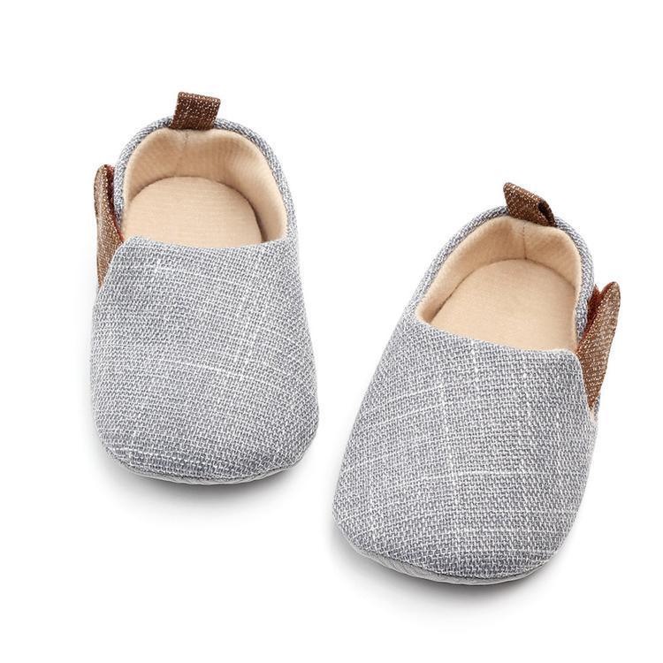 Baby Unisex Shoes Infant Soft First Walkers Nonslip Indoor Outdoor Shoes Cotton Fabric Prewalkers