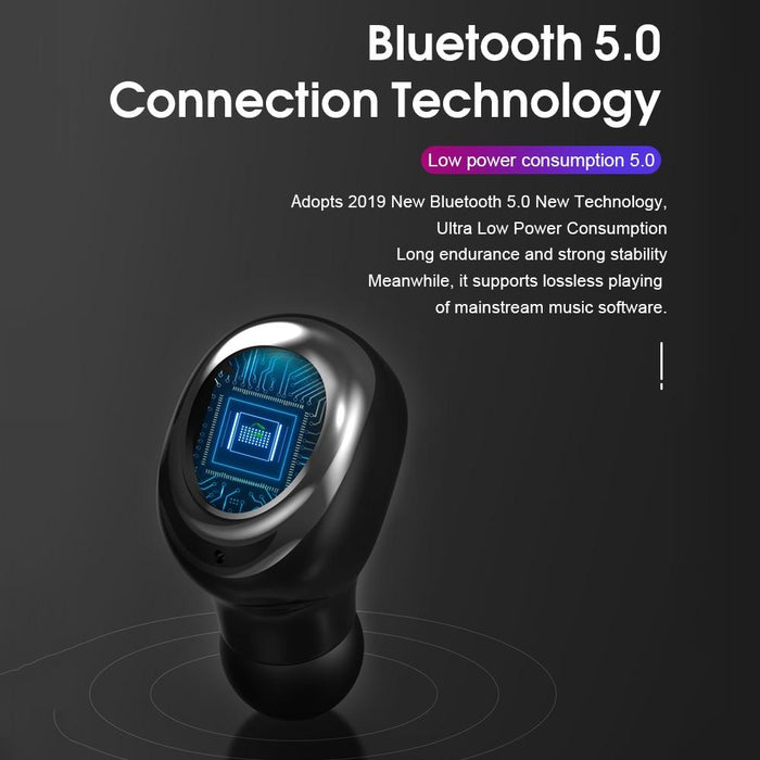 Bluetooth 5.0 Wireless Earphone TWS Headphones Touch Control Earbuds 9D Gaming Headset 3500mAh For Cell Phone