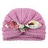 New  Handmade Cotton Girl Hat Autumn Winter Baby Boy Girl Hat Colorful Bow Elastic Cute Baby Turban In Elegant Design