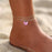 Luxury Modern Bohemian Butterfly Anklets For Woman,Vintage Handmade Tassel Beads Ankle Bracelet