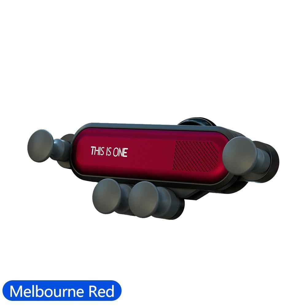 Gravity Car 360 Degrees Rotation Black Phone Holder GPS Stand Car Air Vent Clip Mount Universal Safe Phone Holders