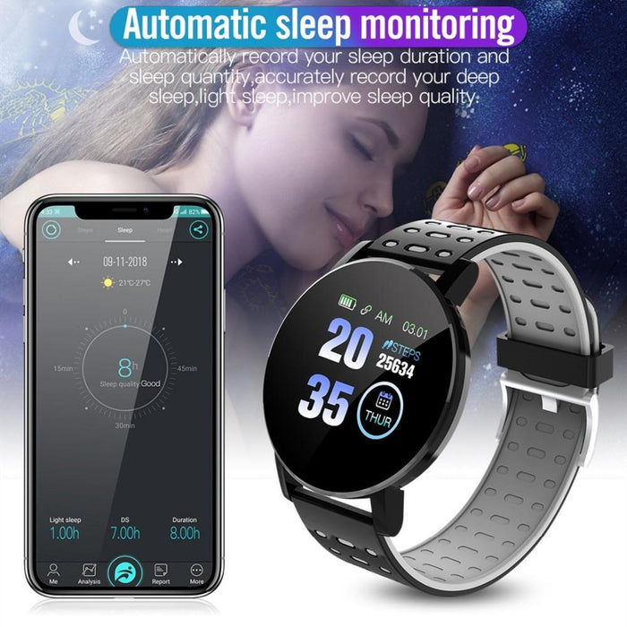 New Bluetooth Smart Watch For Men and Woman With Multifunction Blood Pressure Smartwatch  Sport Tracker Band For Android IOS and WhatsApp Connection
