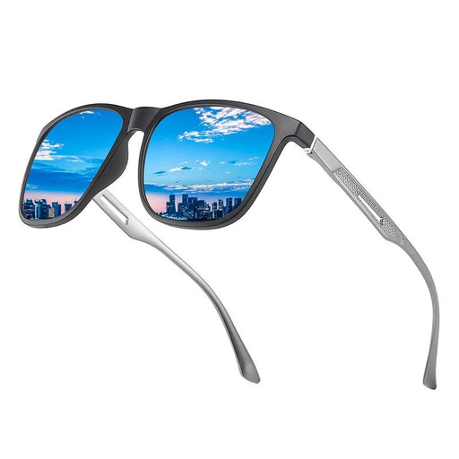 Square High Quality Titanium  Sunglasses for Men Polarized Sunglasses With Mirror Gradient Glasses Titanium  TR90 Frame Oculos De Sol gafas and UV400 Protection