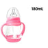 Baby Safe Plastic BPA Free Anti-colic Baby Milk Water Juice Bottle with Straw for Infant Feeding For Kids
