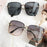 NEW 2021 Popular brand  Oversize Square Sunglasses For Women and Ladies  Luxury Driving Superstar  Designer Sunglasses With Shades and Gradient Glasses With  UV400 Protection