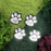 LED Solar Waterproof Cat Dog Animal Paw Shape Lights For Garden Yard Pathway Animal Lover