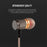 Luxury Earphone High Quality HiFi Sport Earbud Auricular Metal Fever Heavy Bass Copper HD Metal Bass Stereo earpiece Headphones