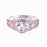 Luxury Women Wending Ring Hollow Rhinestone Design Jewelry  Engagement ring For Womans and Girls In Elegant Modern Luxury Design