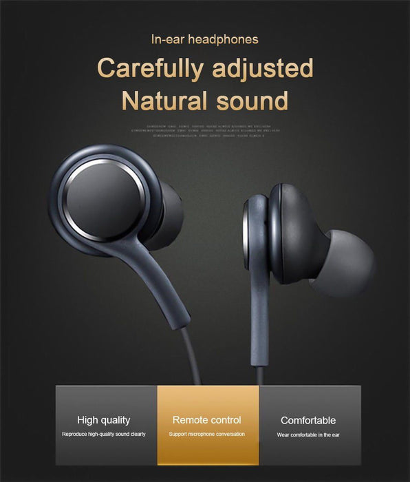 Headphone Earphone For Smart Phones  with Stereo In-Ear Headset Wire Earphones