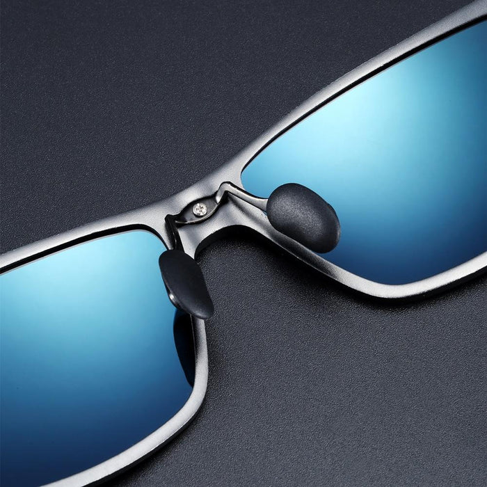 Aluminum Polarized Sunglasses Men Polarized Sun Glasses Square Eyewear For Men And Boys With UV400 Protection